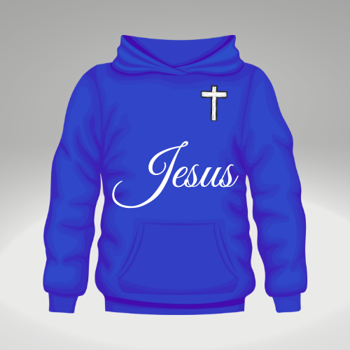 JESUS Hoodies (Blue)