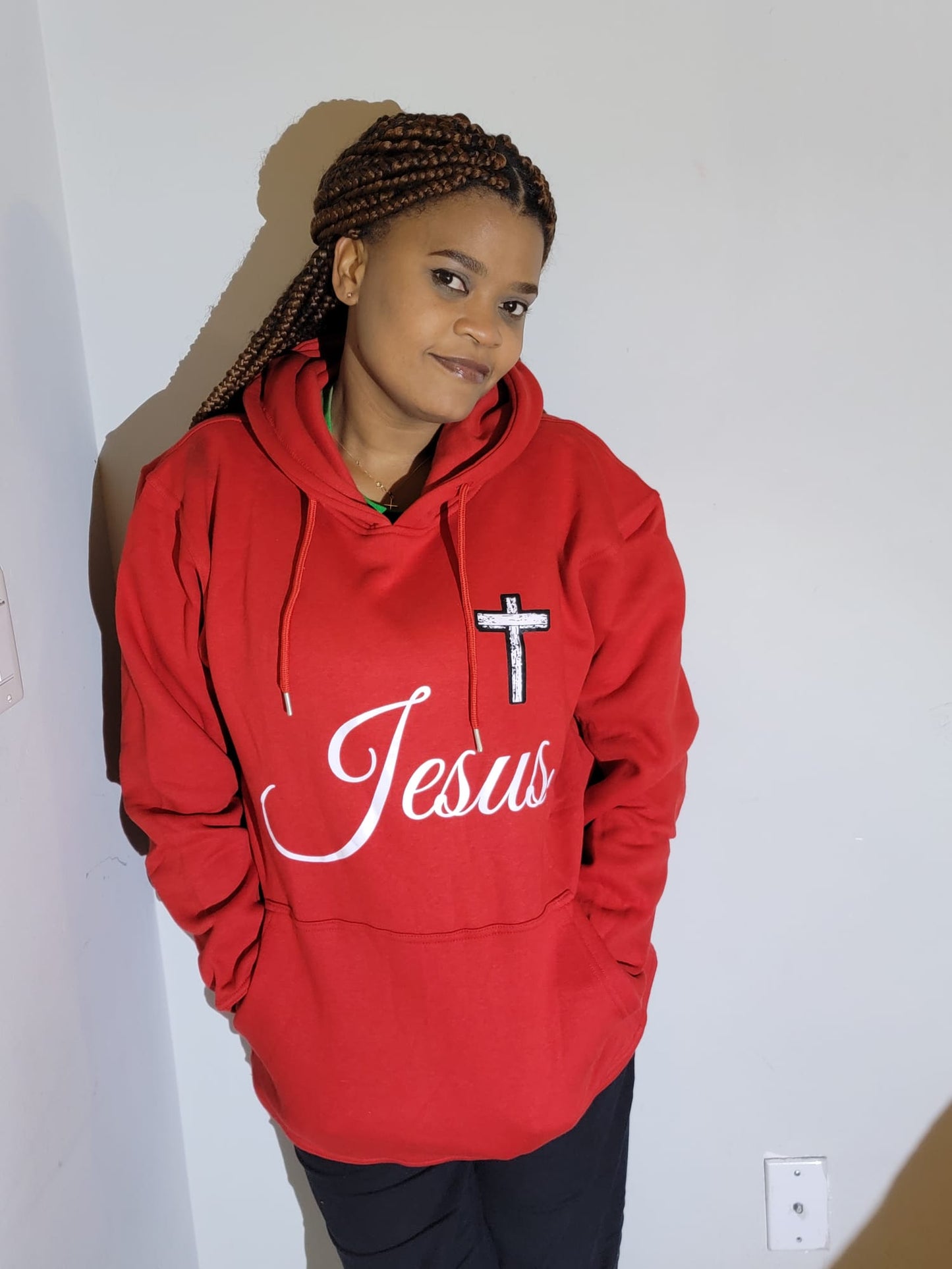 JESUS Hoodies (Red)